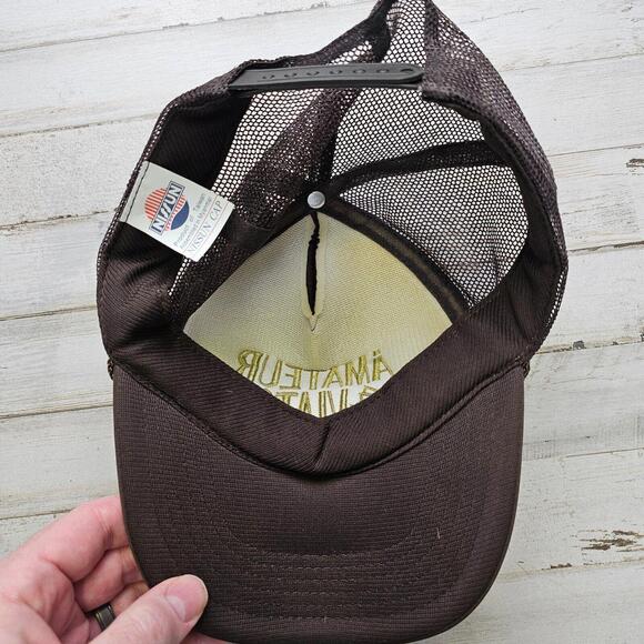 Amateur Aviator Pilot Mesh Snapback Trucker Hat Cap - Picture 3 of 3